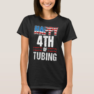 Camiseta Feliz 4 De Julio De Tubing
