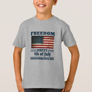 Camiseta Feliz 4 de julio, día de la independencia