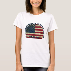 Camiseta Feliz 4 de julio, día de la independencia