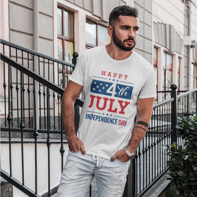 Camiseta Feliz 4 de julio, Día de la Independencia (Subido por el creador)