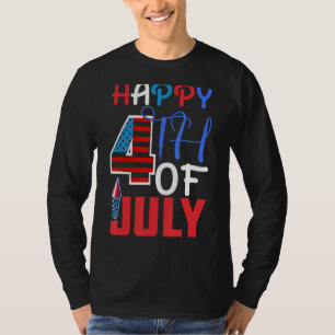 Camiseta Feliz 4 De Julio, Día De La Independencia 1776