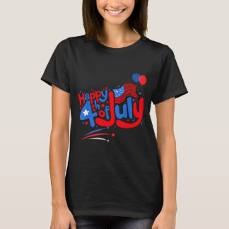 Camiseta Feliz 4 de julio día de la independencia de EE. UU