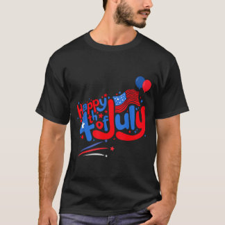 Camiseta Feliz 4 de julio día de la independencia de EE. UU