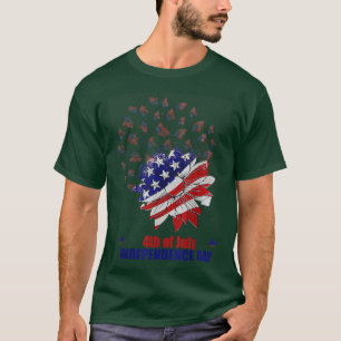 Camiseta Feliz 4 de julio, Día de la Independencia, Estados