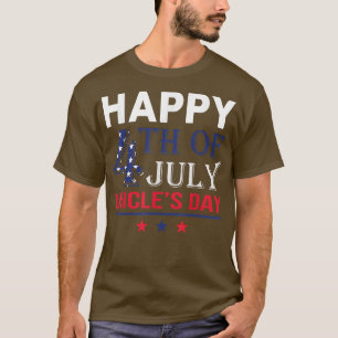 Camiseta Feliz 4 De Julio Día De La Unce Para El Orgullo Pa