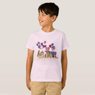 Camiseta Feliz 4 de julio en Estados Unidos