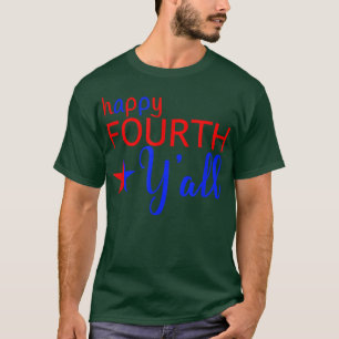 Camiseta Feliz 4 de julio, feriado sureño Sayin