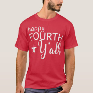 Camiseta Feliz 4 de julio, feriado sureño Sayin