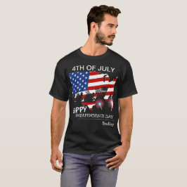 Camiseta Feliz 4 de julio, fiesta del Día de la Independenc