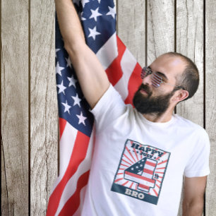 Camiseta "Feliz 4 de julio, hermano" Grunge Patriótico