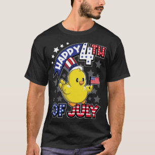 Camiseta Feliz 4 de julio Pato USA labrador propietario lab