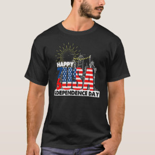 Camiseta Feliz 4 De Julio Y Bienvenida Día Del Índice