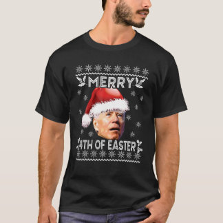 Camiseta Feliz 4 De Pascua Joe Biden Meme Gift Gracioso Chr