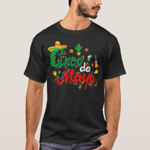 Camiseta Feliz 5 De Mayo Cinco De Mayo Viva México 5 De May