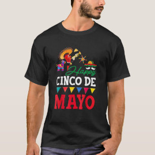 Camiseta Feliz 5 De Mayo Cinco De Mayo Viva México 5 De May