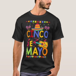 Camiseta Feliz 5 De Mayo Cinco De Mayo Viva México 5 De May
