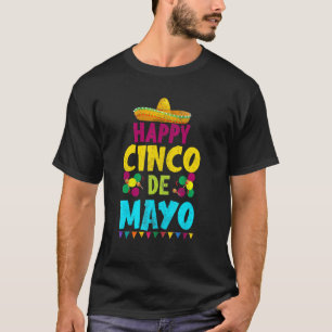 Camiseta Feliz 5 De Mayo Cinco De Mayo Viva México 5 De May