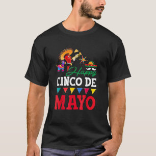 Camiseta Feliz 5 De Mayo Cinco De Mayo Viva México 5 De May