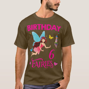 Camiseta Feliz 6º cumpleaños Chica fiesta de cumpleaños de 