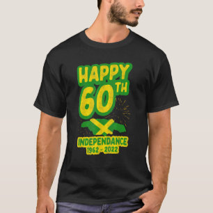 Camiseta Feliz 60ª independencia 1962 1922 Jamaica Independ
