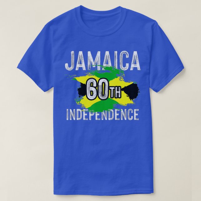 Camiseta Feliz 60° Día de la Independencia de Jamaica (Diseño del anverso)