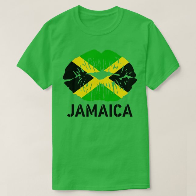 Camiseta Feliz 60° Día de la Independencia de Jamaica a los (Diseño del anverso)