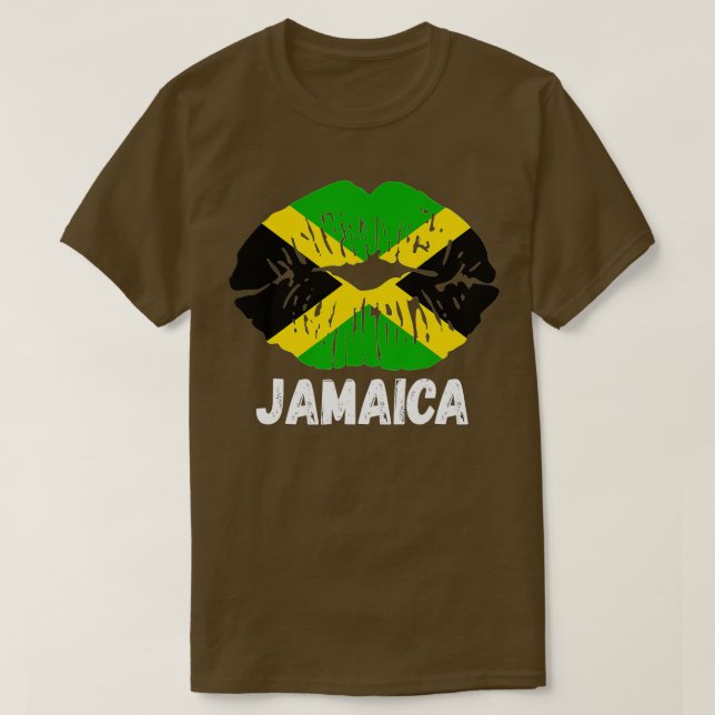 Camiseta Feliz 60° Día de la Independencia de Jamaica a los (Diseño del anverso)