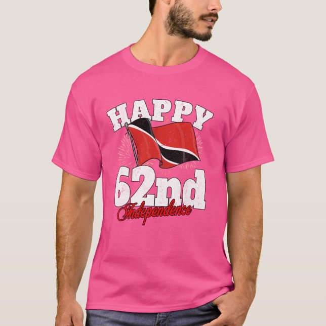 Camiseta Feliz 62.ª Independencia Trinidad Y Tobago, Bander (Anverso)