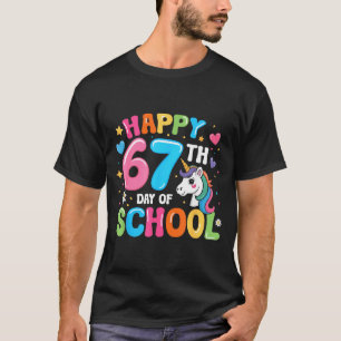 Camiseta Feliz 67º día de escuela maestros estudiantes 67 M