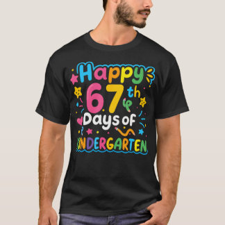 Camiseta Feliz 67º día de la escuela de kindergarten Meme 6