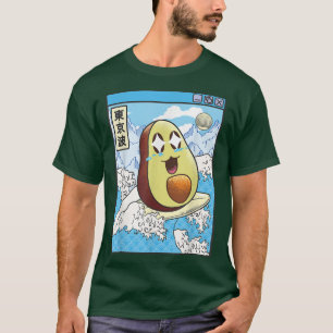 Camiseta Feliz aguacate a Japón Waves Kawaii Anime V