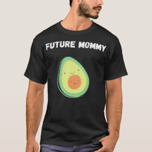 Camiseta Feliz aguacate a mamá embarazada