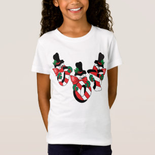 Camiseta Feliz alegría para Snowmen   Navidad