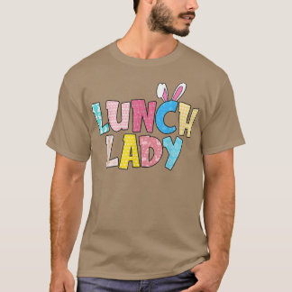 Camiseta Feliz Almuerzo de Pascua Lady, Divertido conejillo