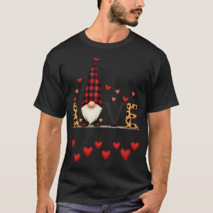 Camiseta Feliz amor de Gnome Day de San Valentín