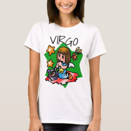 Camiseta Feliz Ángel Virgo con Arpa