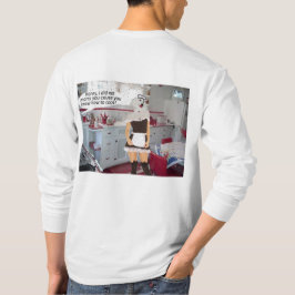 Camiseta feliz aniversario, mens tee alpaca