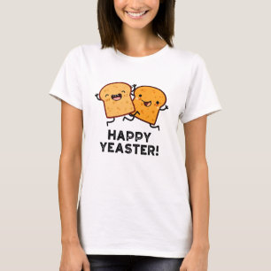 Camiseta Feliz año de divertida broma de pan