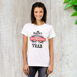 Camiseta Feliz Año de Snowboarding