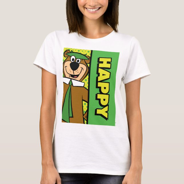 Camiseta Feliz año de Yogi (Anverso)