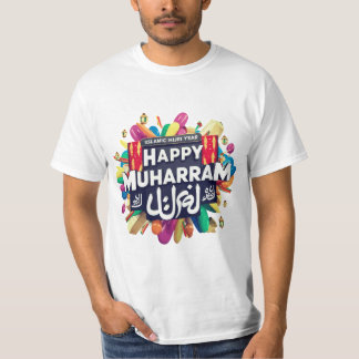 Camiseta Feliz año islámico muharram nuevo hijri