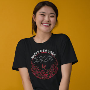 Camiseta Feliz año lunar chino del conejo 2023