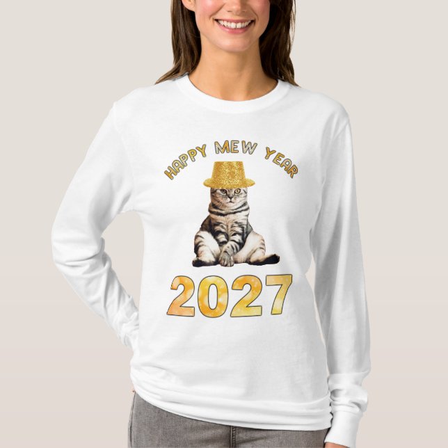 Camiseta Feliz año Mew 2027 (Anverso)