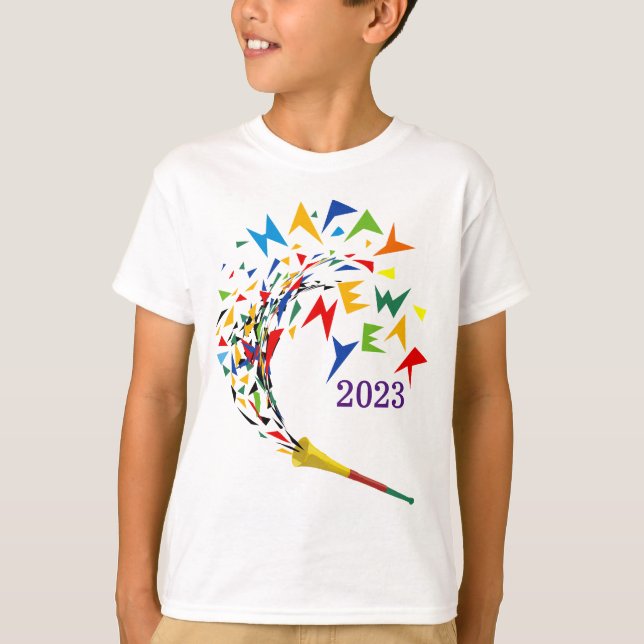 Camiseta Feliz Año Nuevo (Anverso)