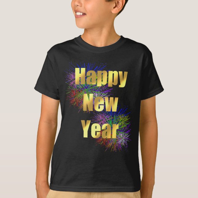 Camiseta Feliz Año Nuevo (Anverso)