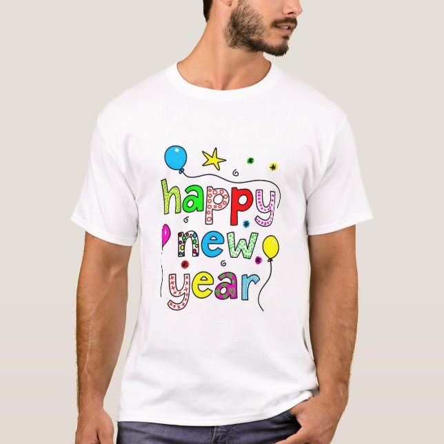 Camiseta Feliz Año Nuevo (Anverso)
