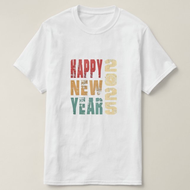 Camiseta Feliz Año Nuevo (Diseño del anverso)