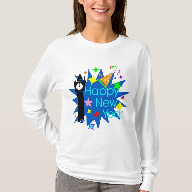 Camiseta Feliz Año Nuevo (Anverso)