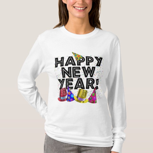 CAMISETA ¡FELIZ AÑO NUEVO! (Anverso)