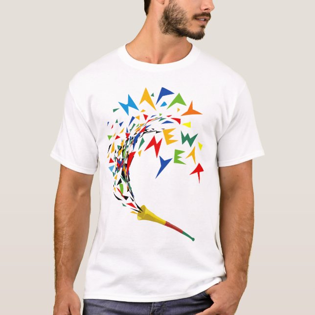 Camiseta Feliz Año Nuevo (Anverso)